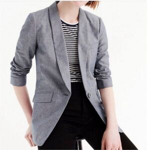 Jcrew NWT linen Women's Blazer jacket size 0p cute